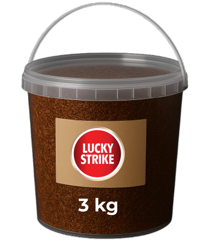 Tutun Lucky Strike 3kg – Aromă Puternică și Calitate Superioară Tutun la găleată Lucky Strike 3kg