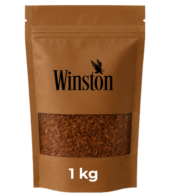 Tutun Winston Roșu 1kg – Aromă Tare și Clasică Tutun la Pungă Winston Roșu 1kg